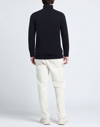 Man Turtleneck Midnight blue Size 46 Merino Wool
