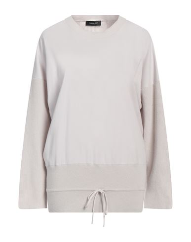 Woman Sweater Light grey Size 4 Virgin Wool, Silk, Cashmere, Polyamide, Elastane