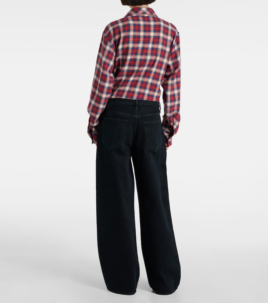 Agolde '90s Pinch Waist Long high-rise straight jeans