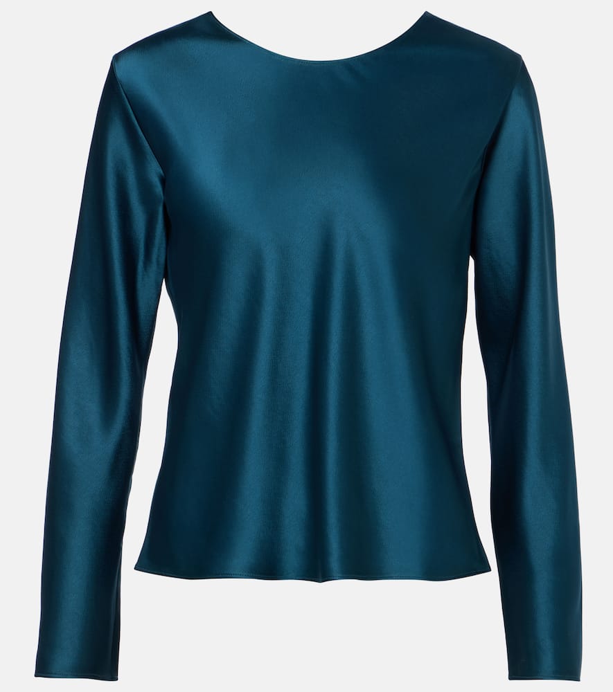 Barb satin top