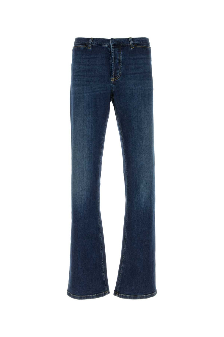 Blue Mid Rise Jeans