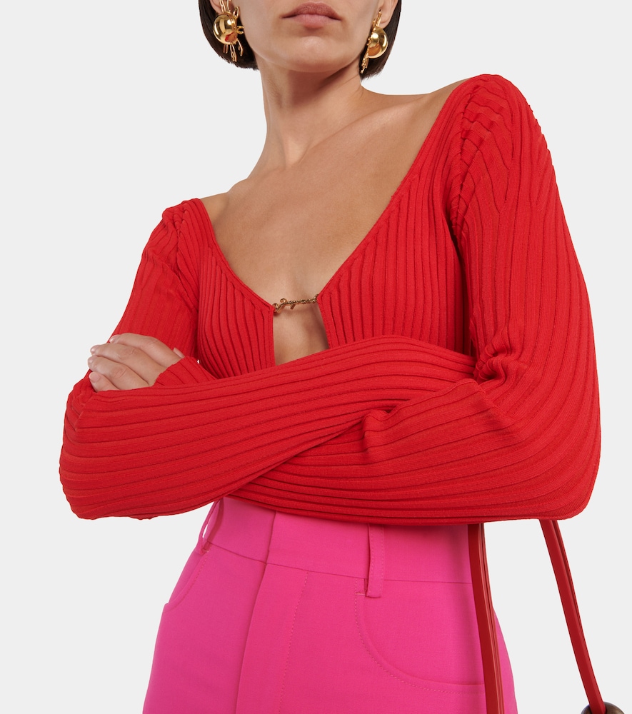 La Maille Pralù cropped cardigan