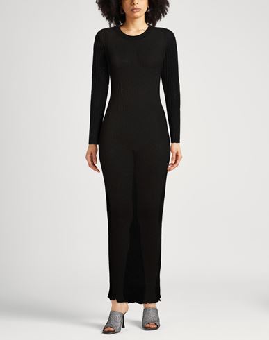 Woman Maxi dress Black Size L Viscose, Polyamide