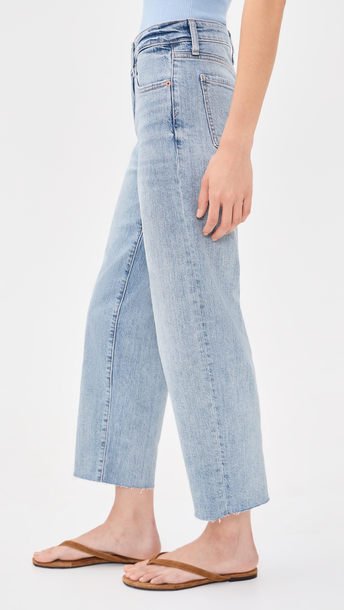 Low Rise Straight Crop Jeans OBVIOUSLY VINTAGE