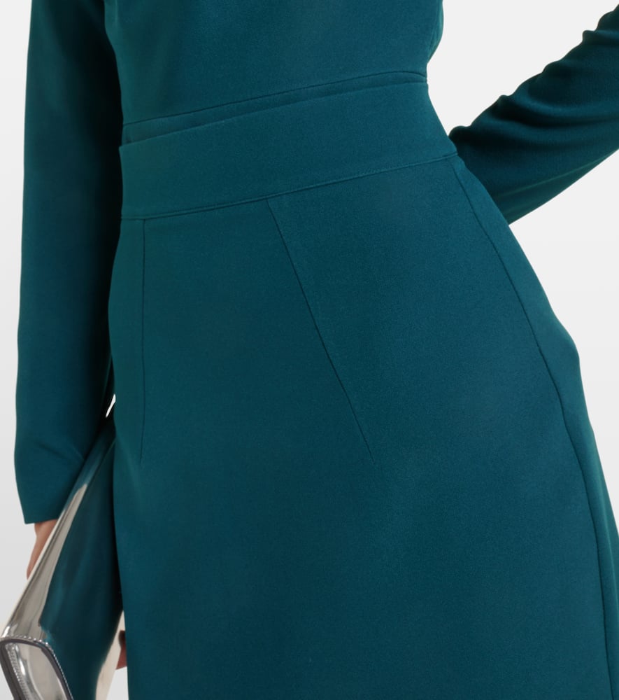 Hokuku crêpe pencil skirt