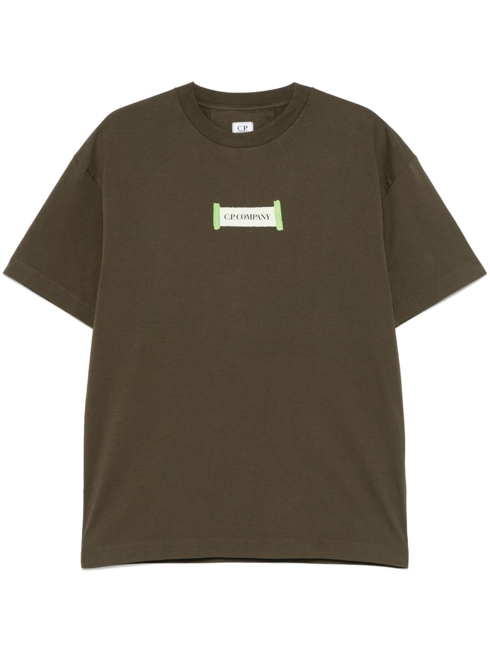 Logo-print T-shirt - Green