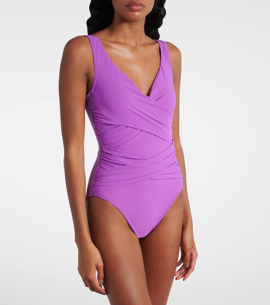 Gathered swimsuit