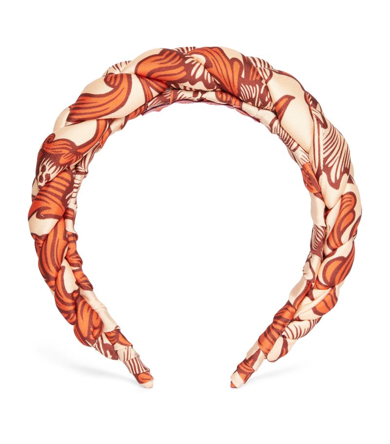 라 더블제이 여성 Satin Braided Rapunzel Headband