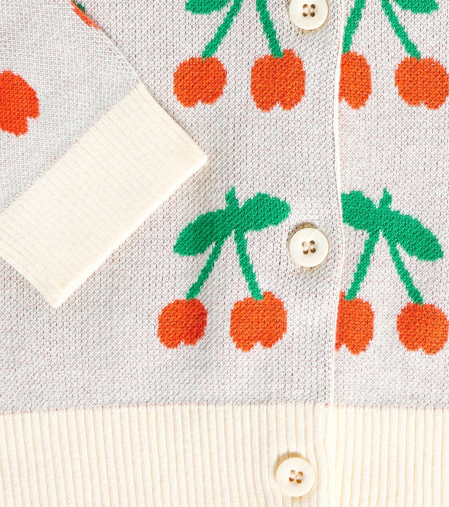 Jellymallow Cherry cotton cardigan