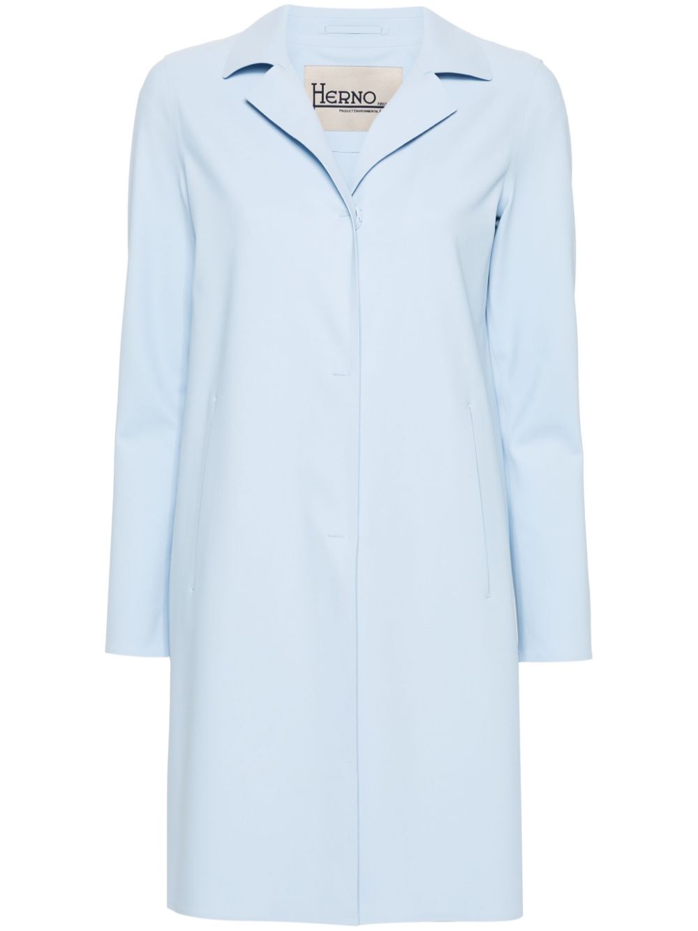 Single-breasted coat - Blue