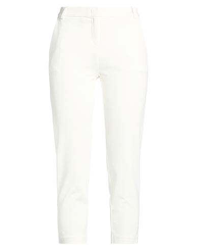 Woman Pants White Size 4 Viscose, Polyamide, Elastane