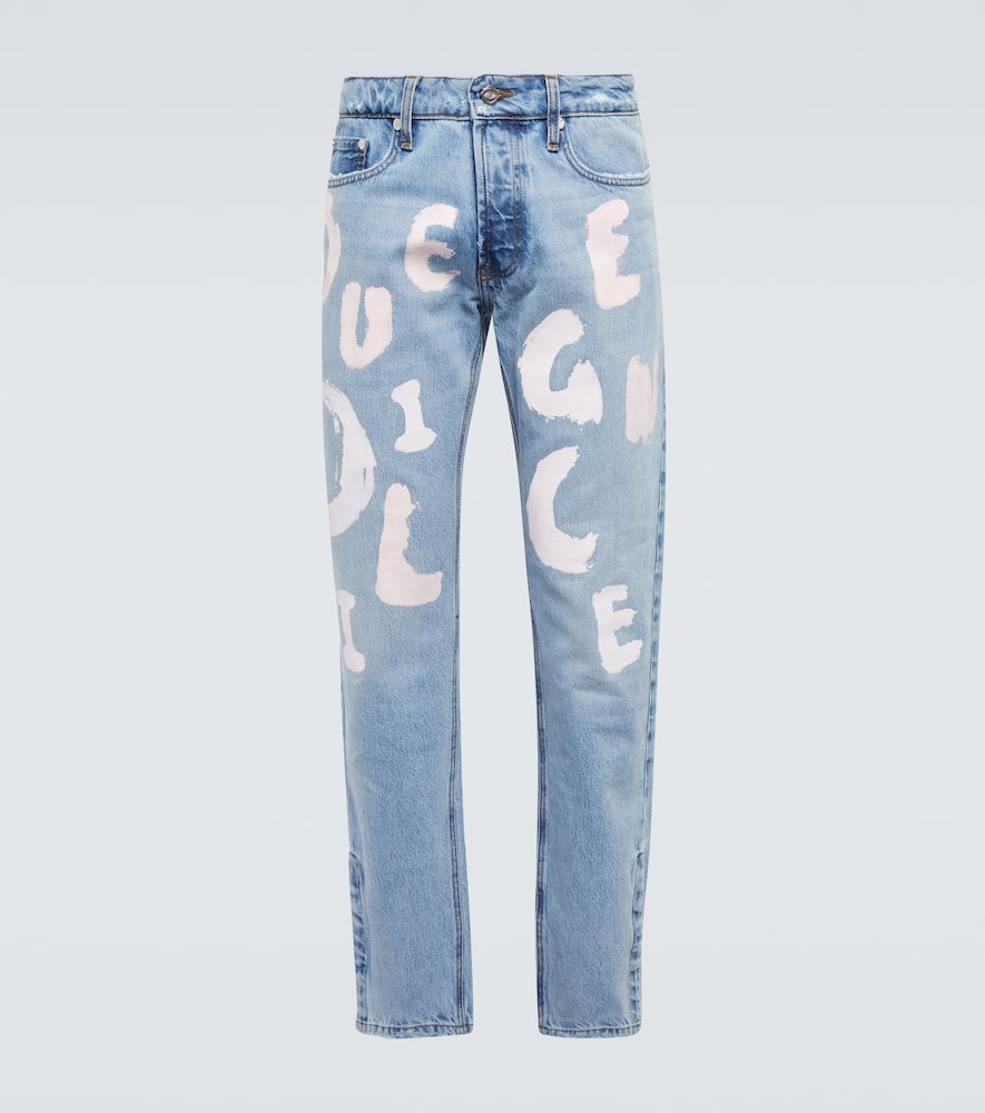 Printed jeans