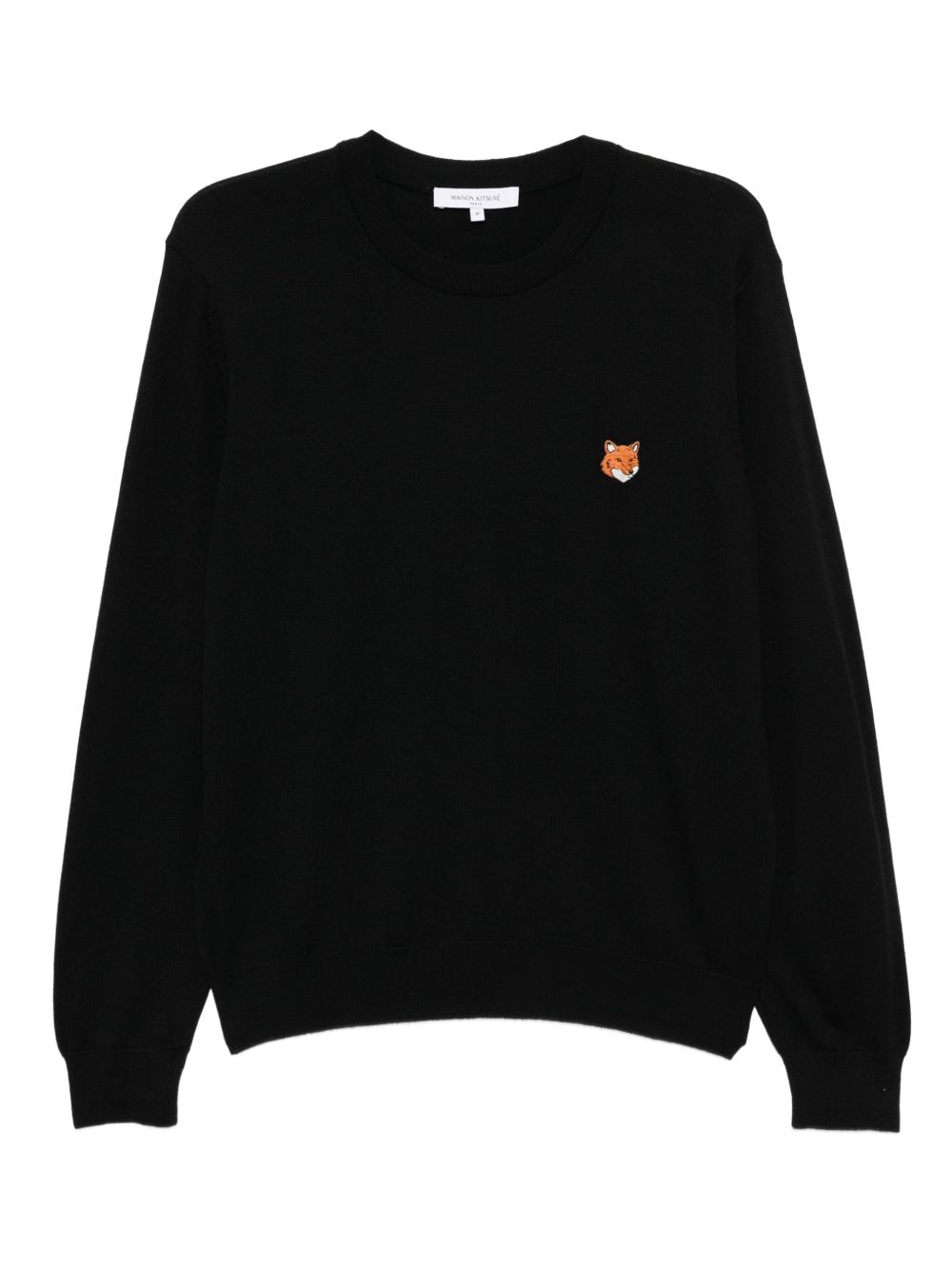 Fox Head Patch Sweater — Black
