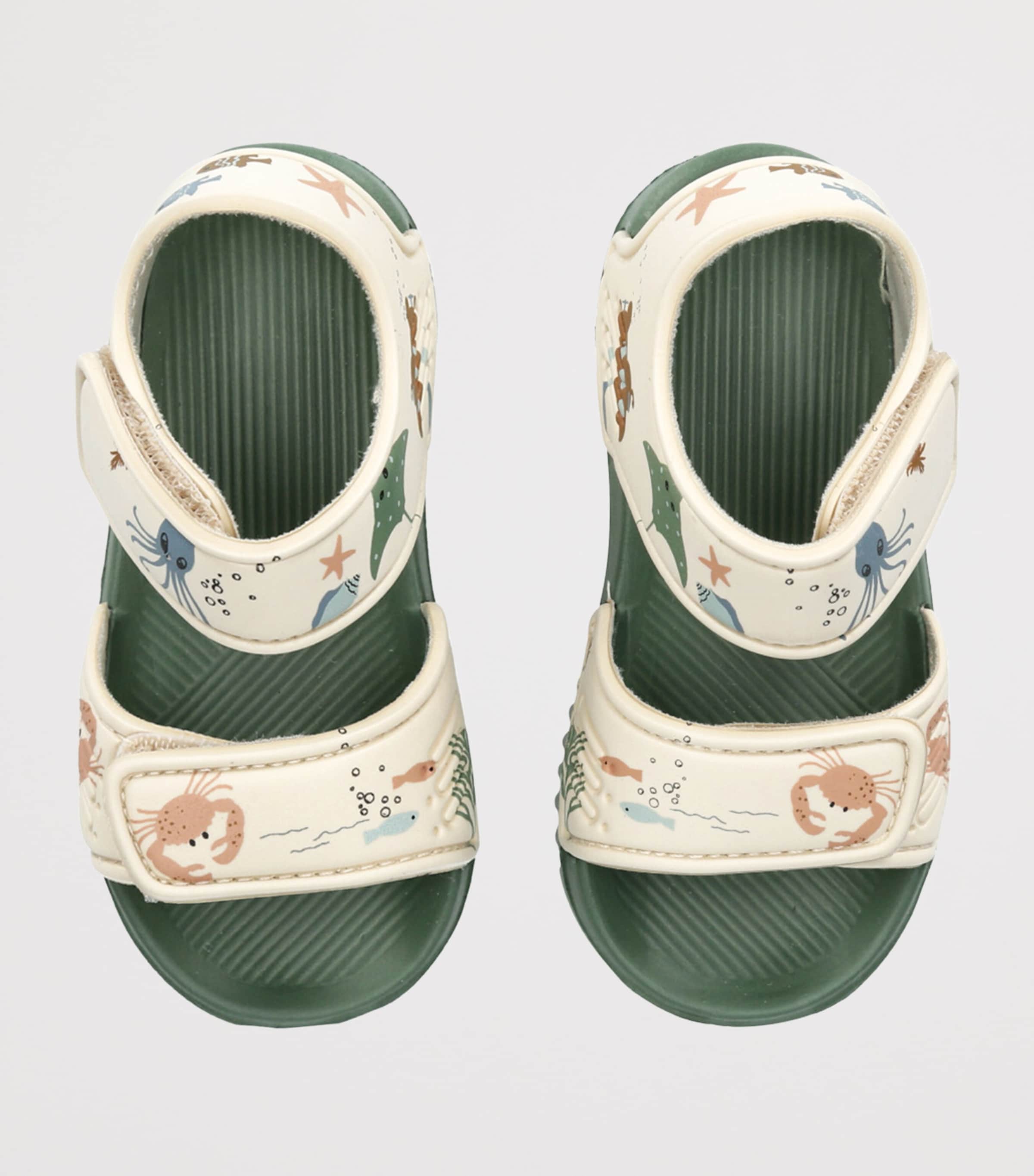 Graphic Print Blumer Sandals