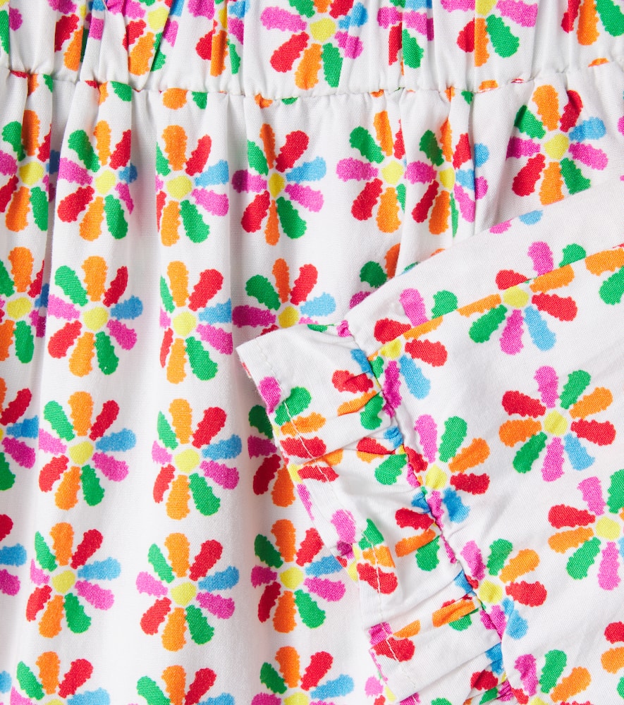 Fábula Catavento printed cotton shorts
