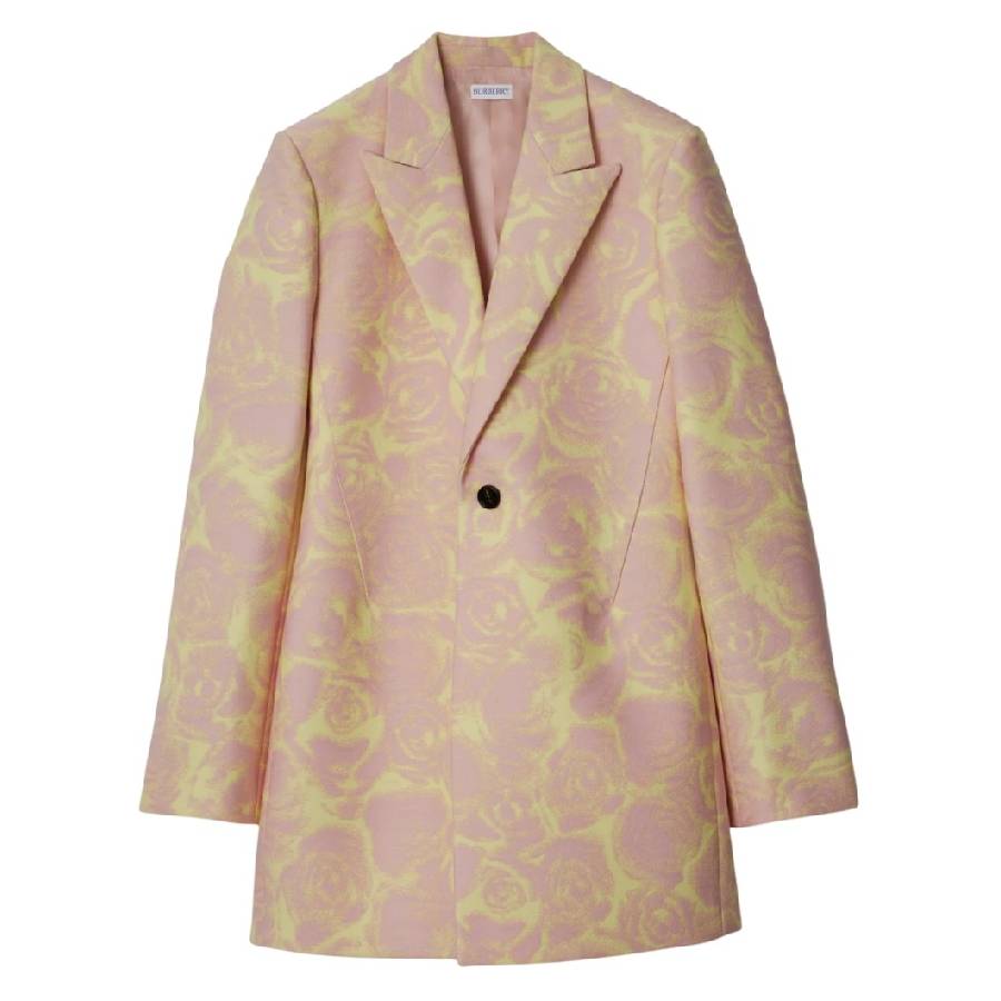 Rose Wool Tailored Jacket