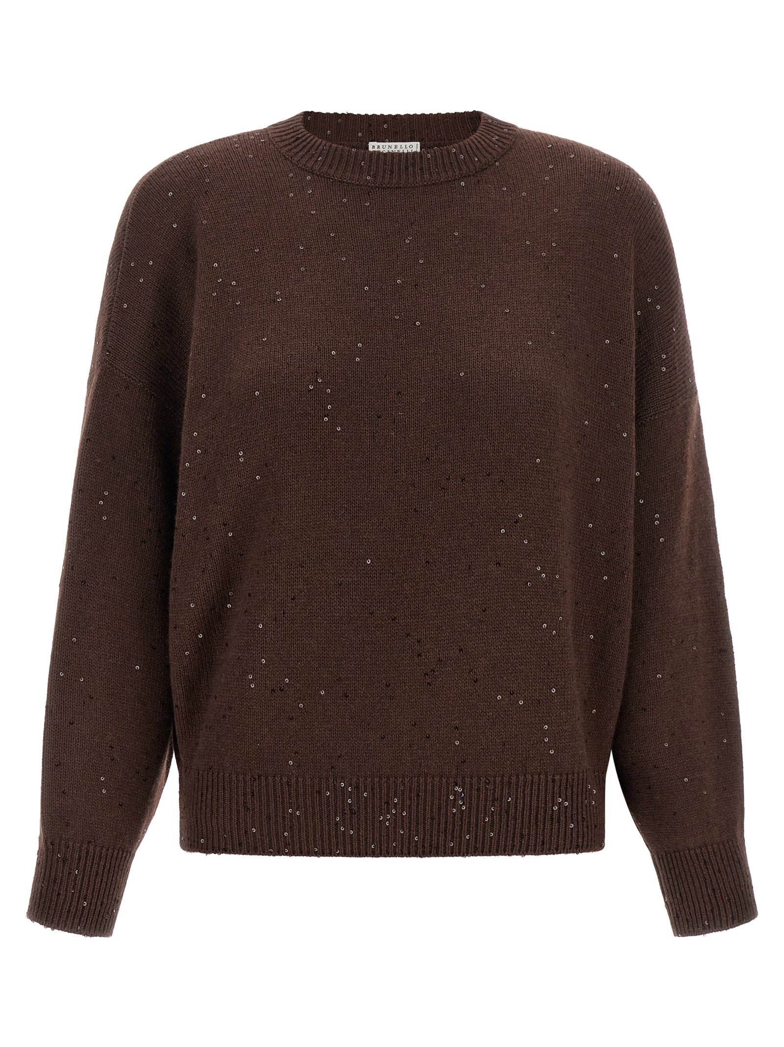 Diamante Sweater — Brown