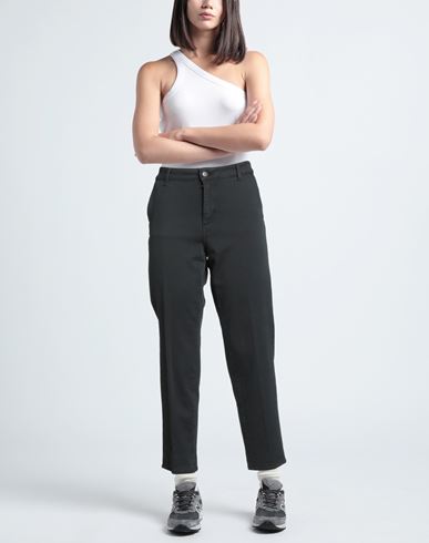 Woman Pants Black Size 31 Lyocell, Cotton, Elastane