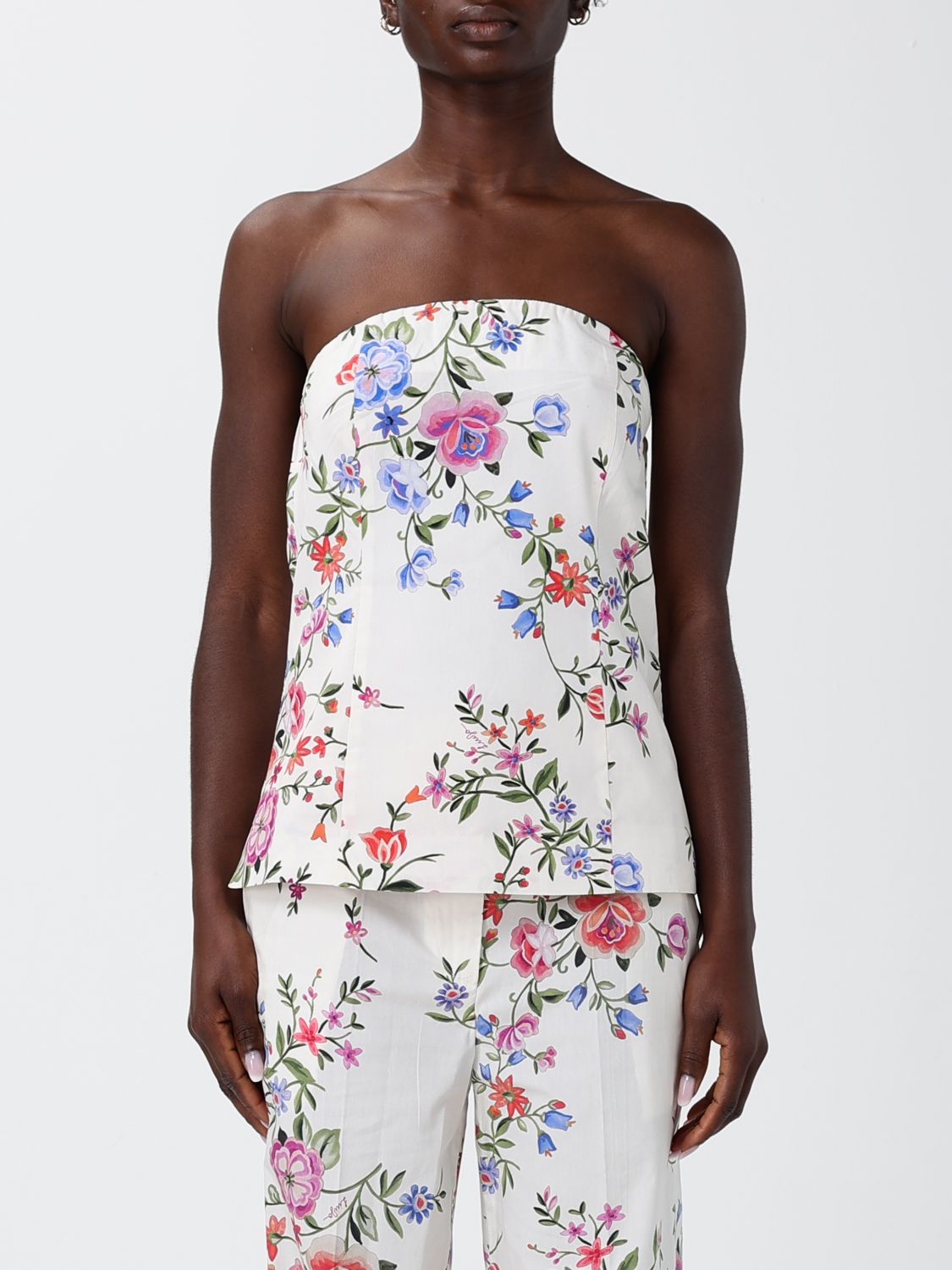 Top Woman color White