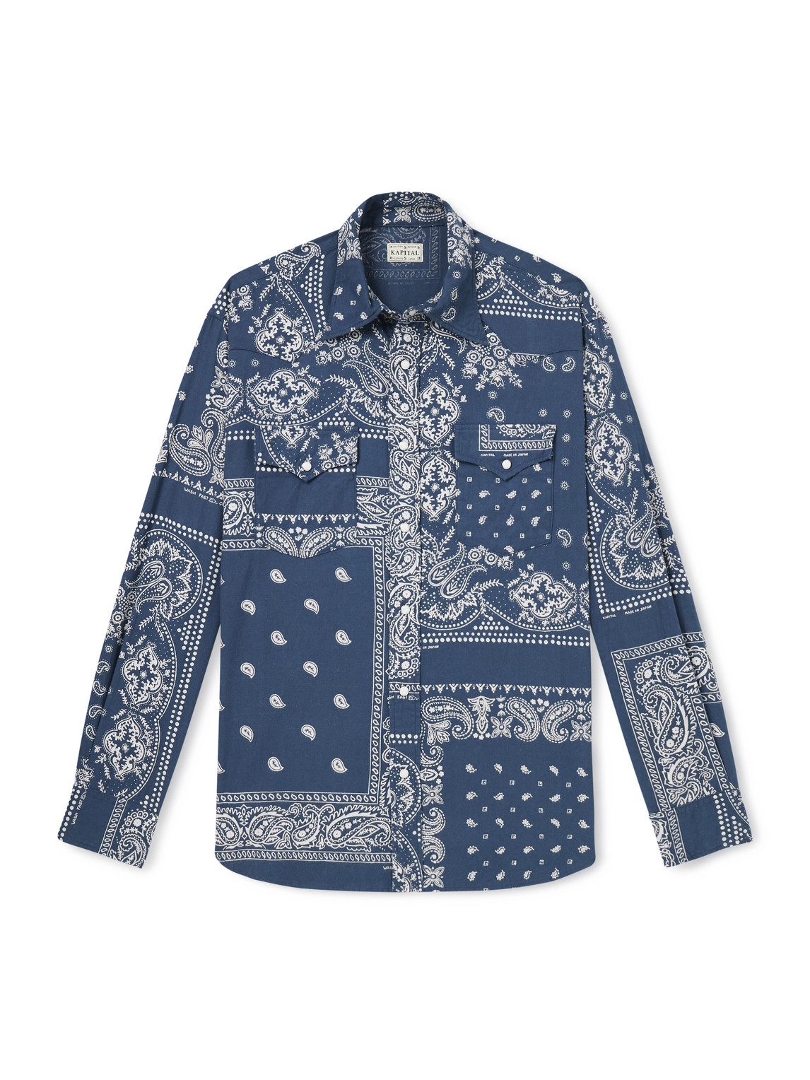 Bandana-Print Cotton Shirt