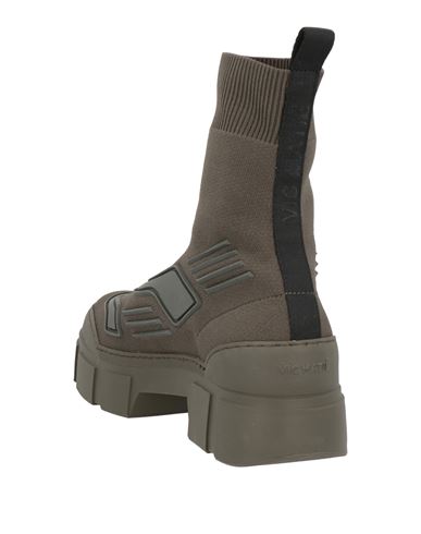 Vic Matiē Woman Ankle boots Military green Size 6 Textile fibers