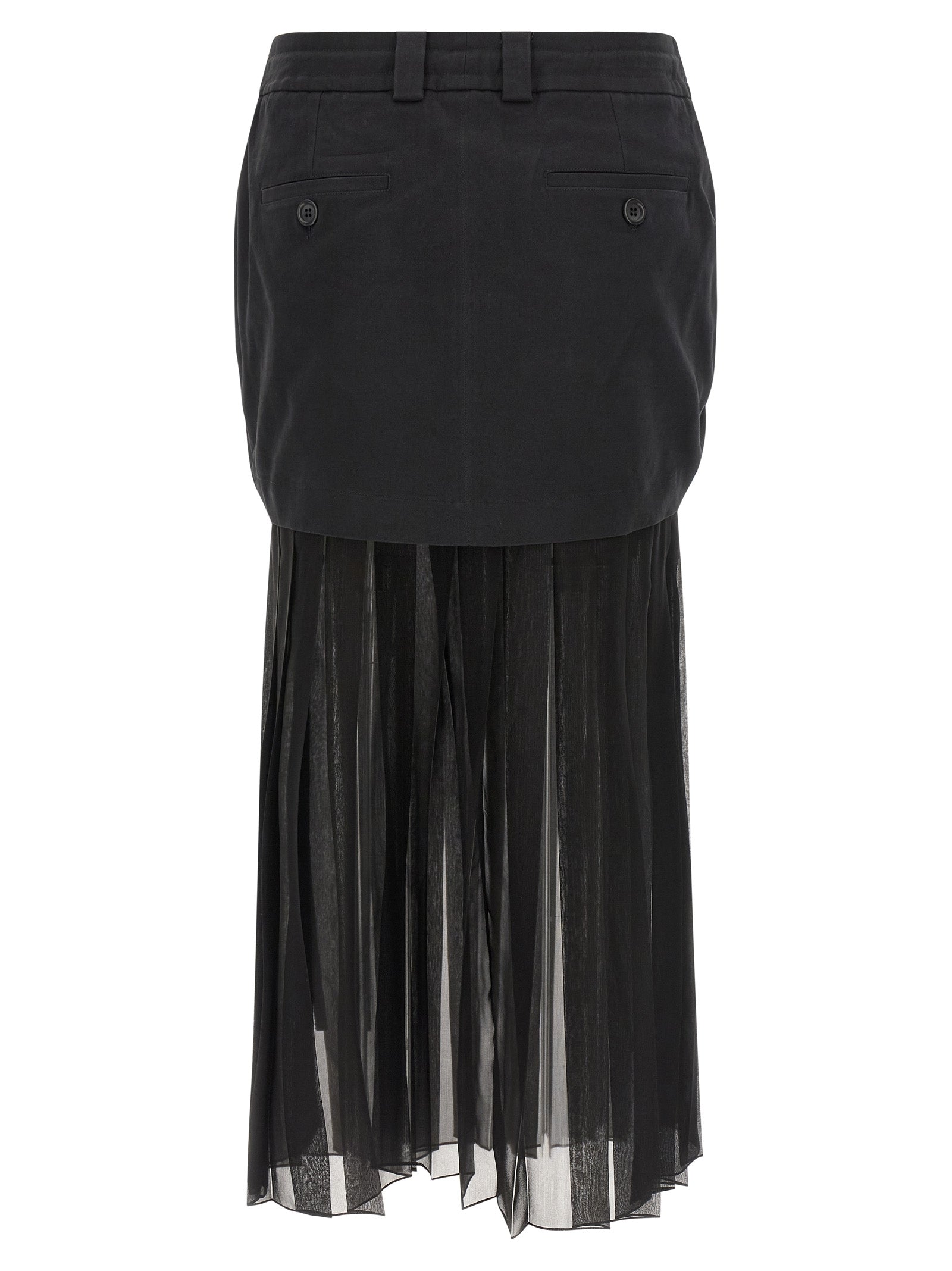 Dolce & Gabbana Midi Skirt in Black - Black. 42 also in