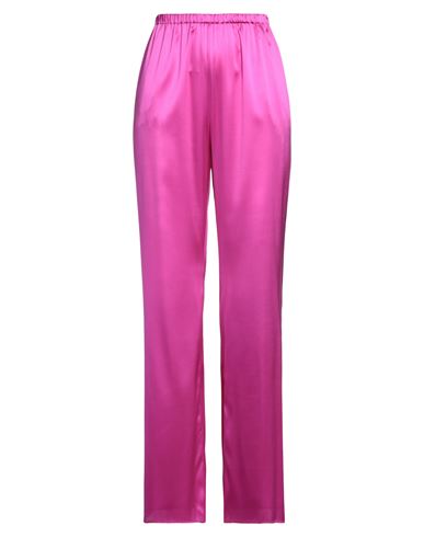 Purotatto Woman Pants Purple Size 8 Silk, Elastane