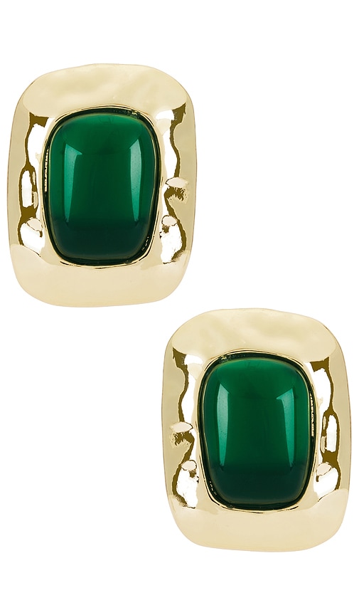 Petit moments Giovana Stud Earrings in Green