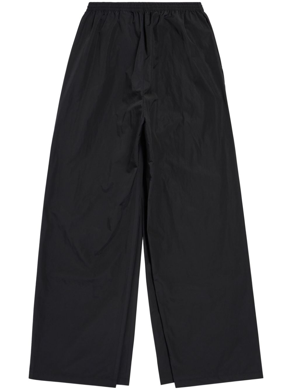 Wide-leg track pants - Black
