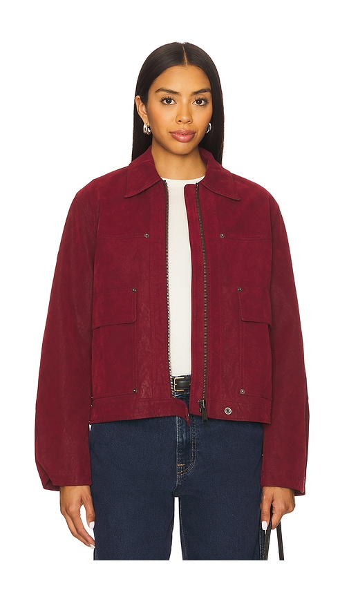 Free People x We The Free Blair Faux Suede Jacket In Dionysus in Dionysus. L also in
