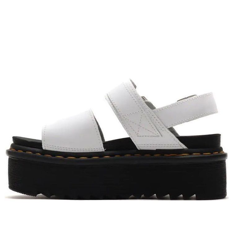(WMNS) Voss Leather Thick Bottom Sandals White