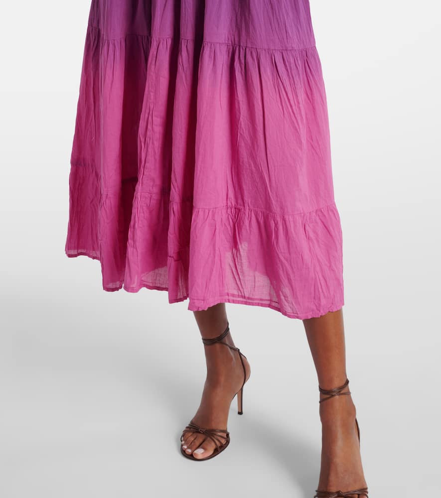 Marilyn cotton voile midi dress
