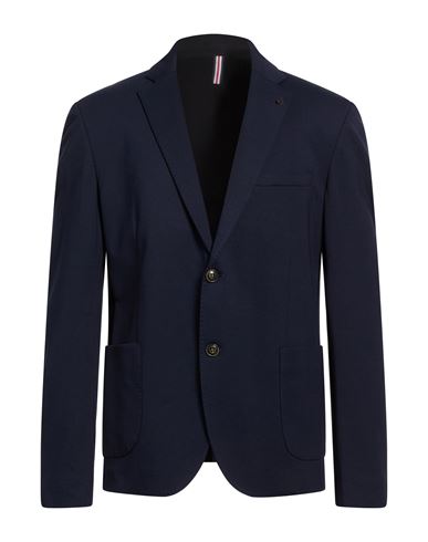 Man Blazer Navy Size 44 Rayon, Nylon, Elastane