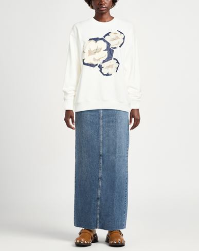 Woman Sweatshirt Off white Size 2 Cotton