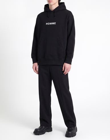Comme Des Garçons Homme Man Sweatshirt Black Size L Cotton