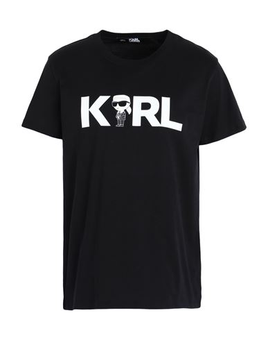 Ikonik 2.0 Karl Logo T-shirt Woman T-shirt Black