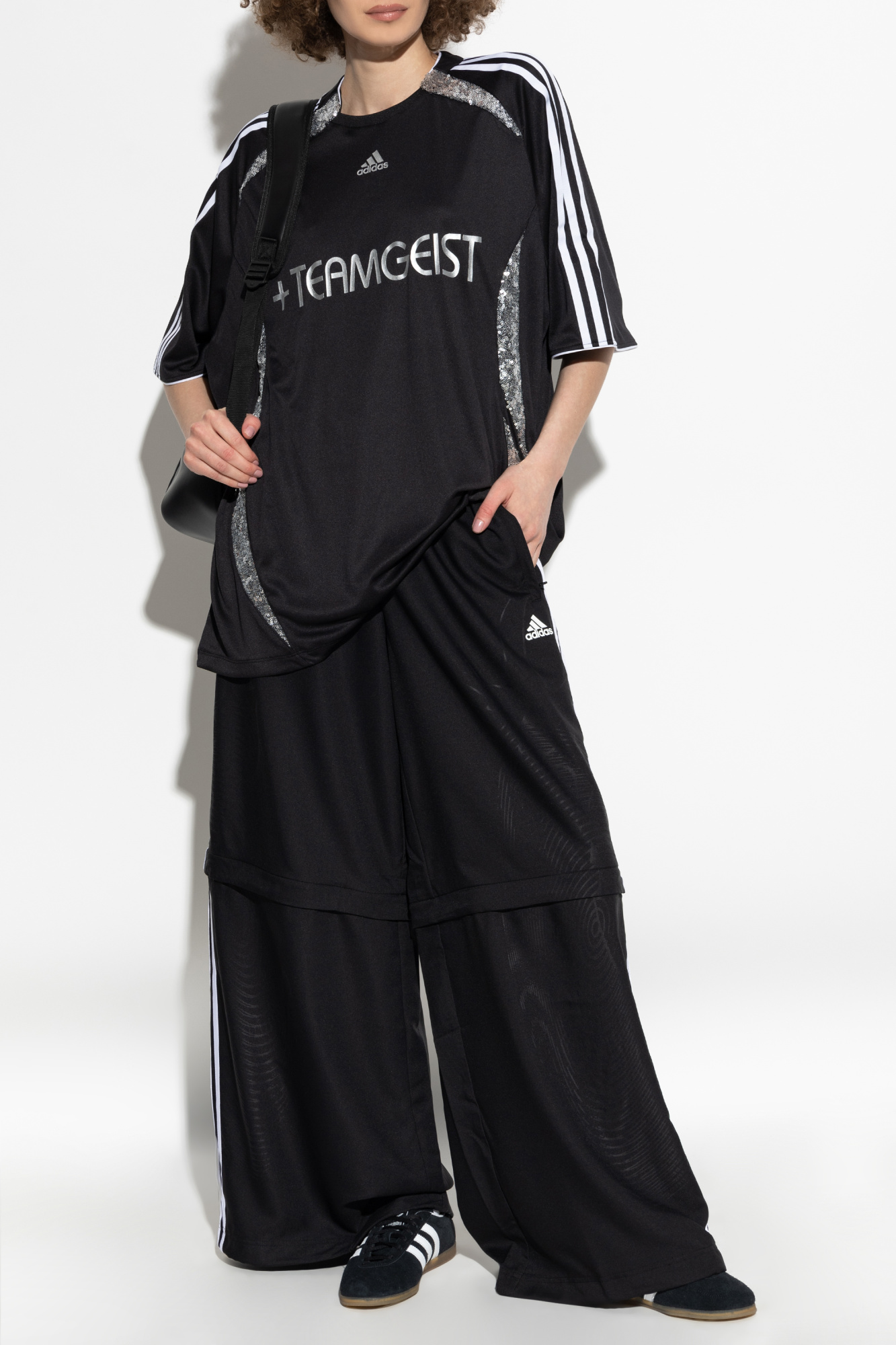 Sweatpants With Detachable Legs, Women's, Black