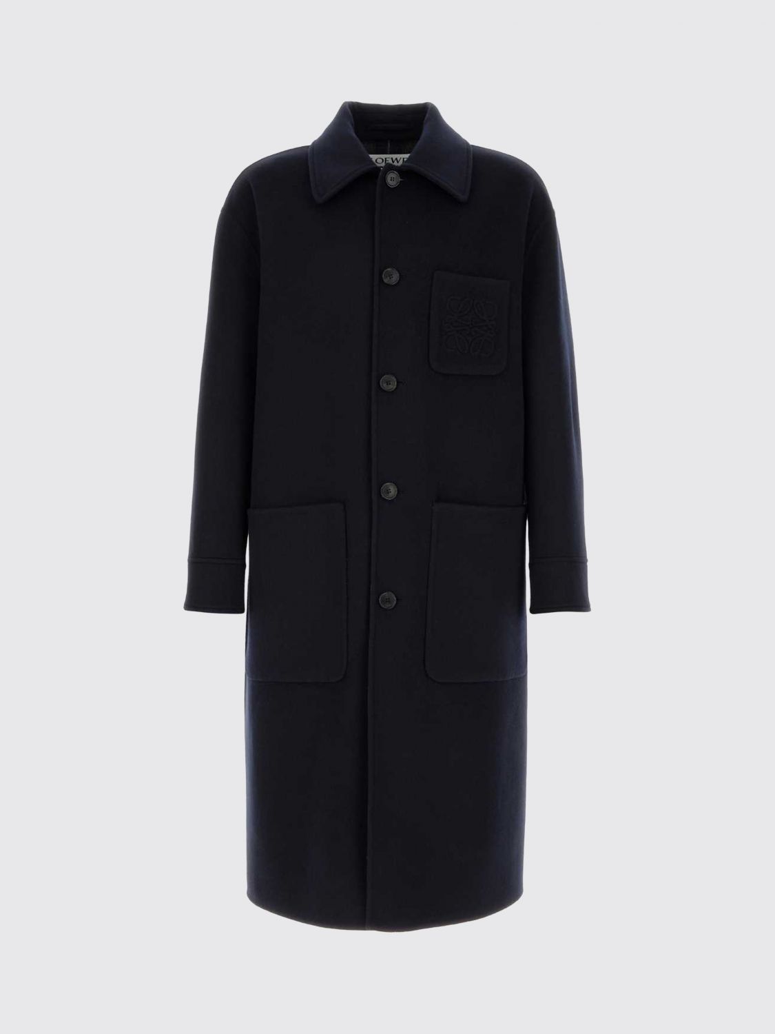 Coat Men color Navy