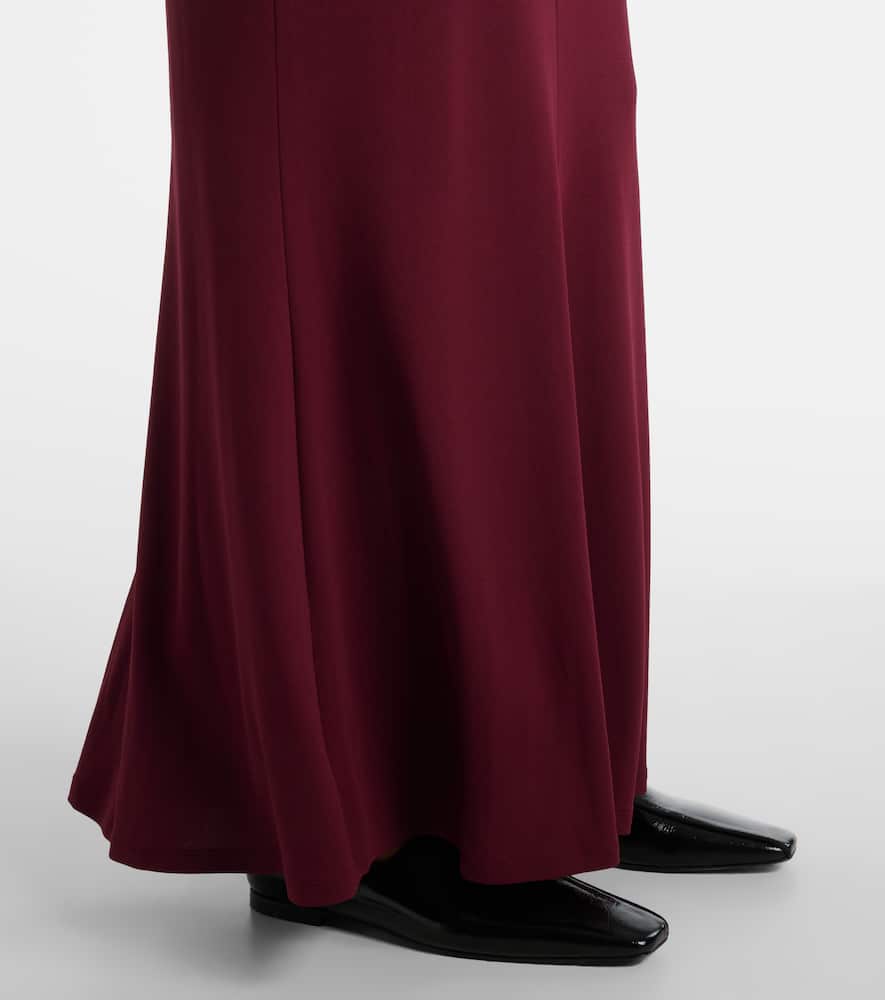 Eleanor halterneck jersey midi dress