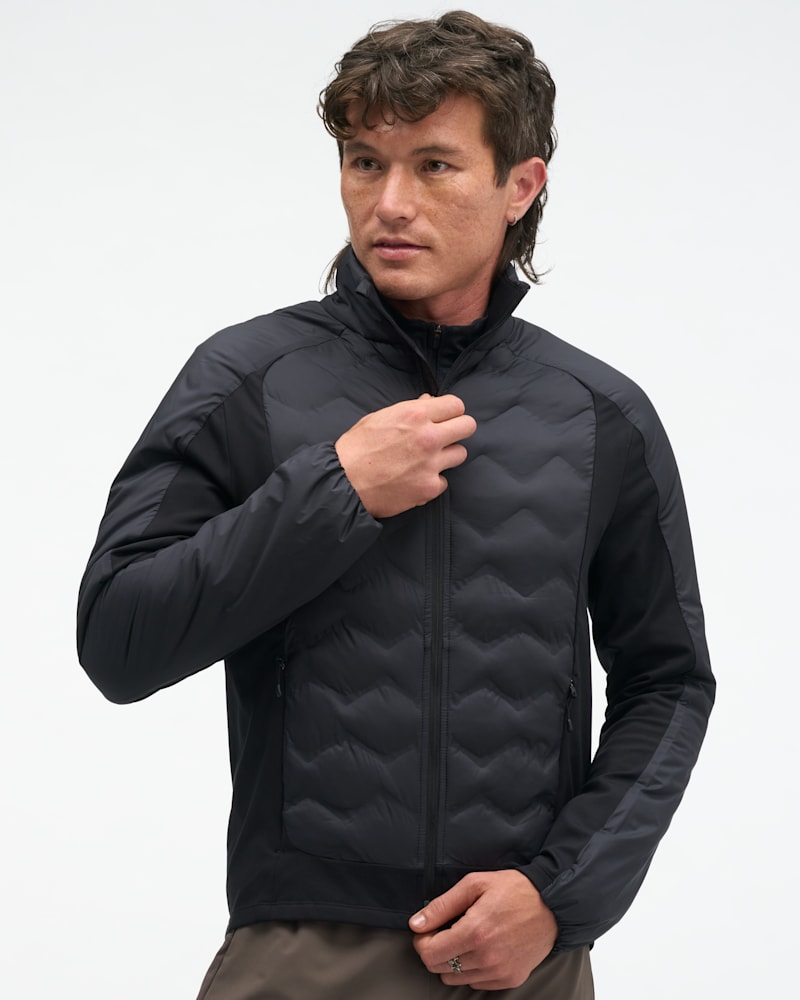 HOKA Men's SkyFill Insulated Jacket in Black