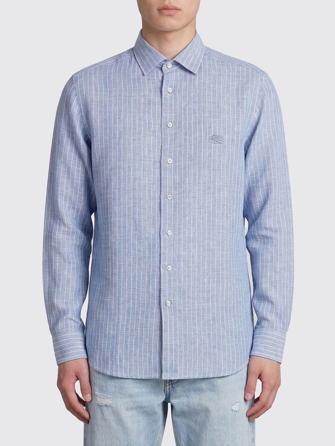 Shirt Men color Blue