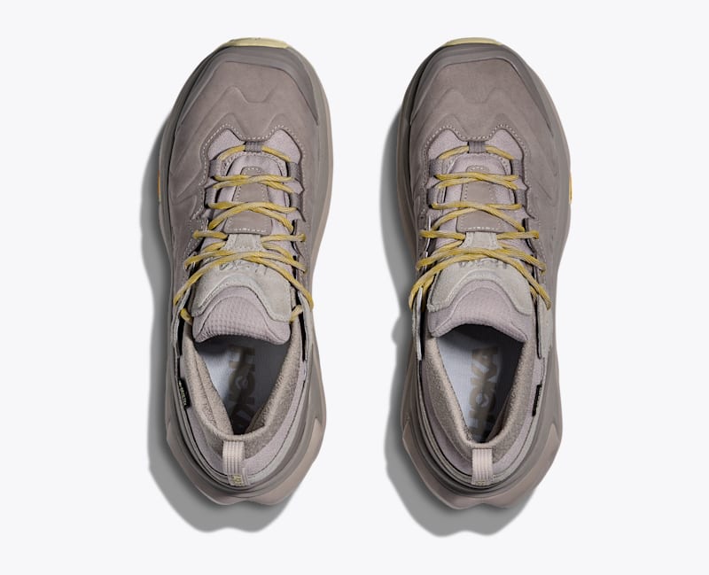 HOKA Men's Kaha 3 Low GTX Shoes in Cement/Putty