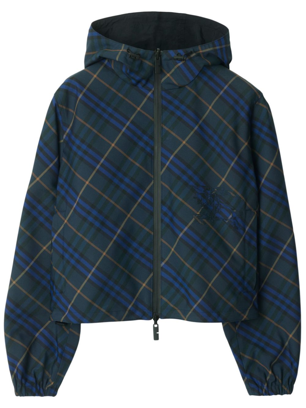 Reversible check jacket - Green