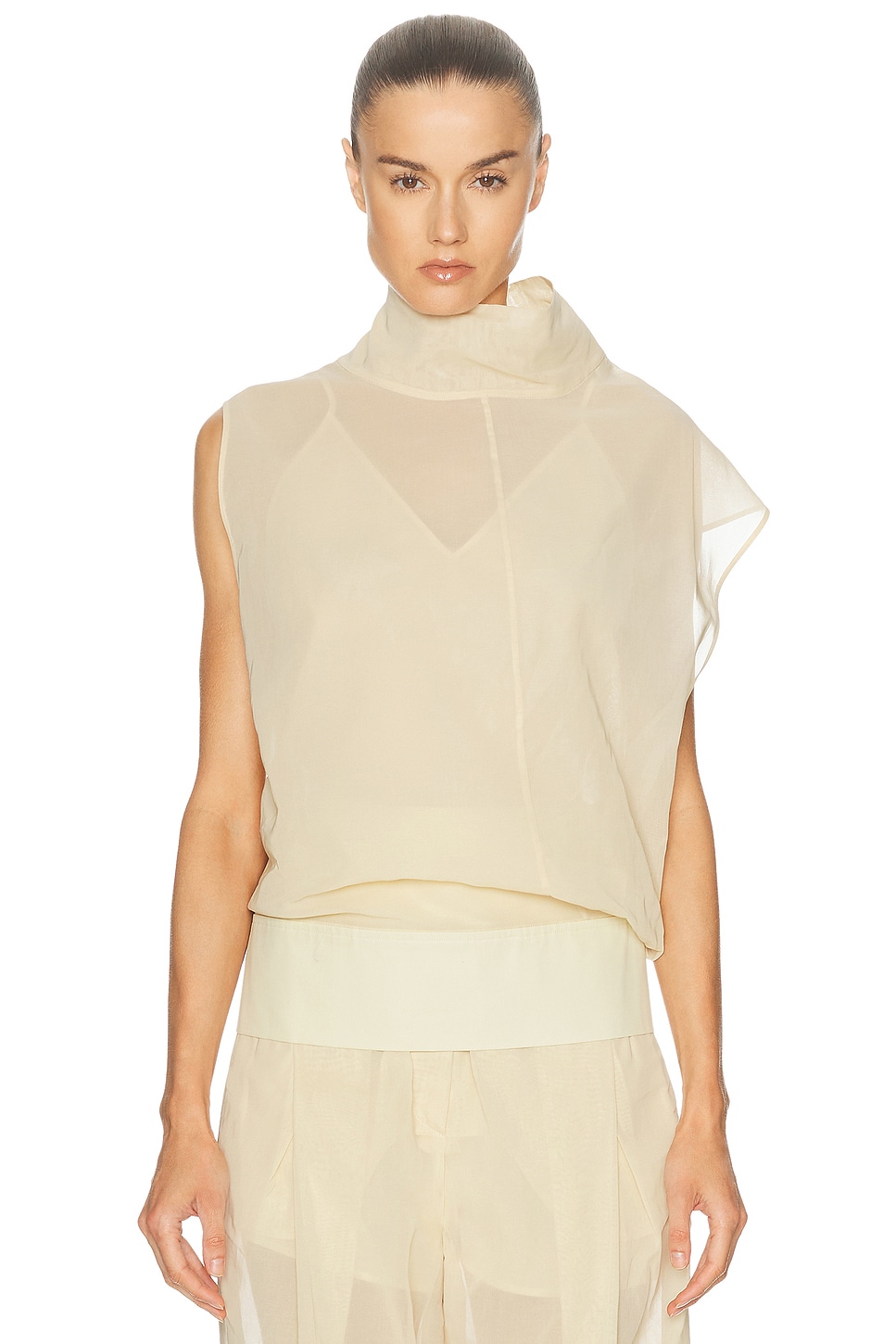 Sportmax TOPS GRADO in Ecru - Ivory. 4 also