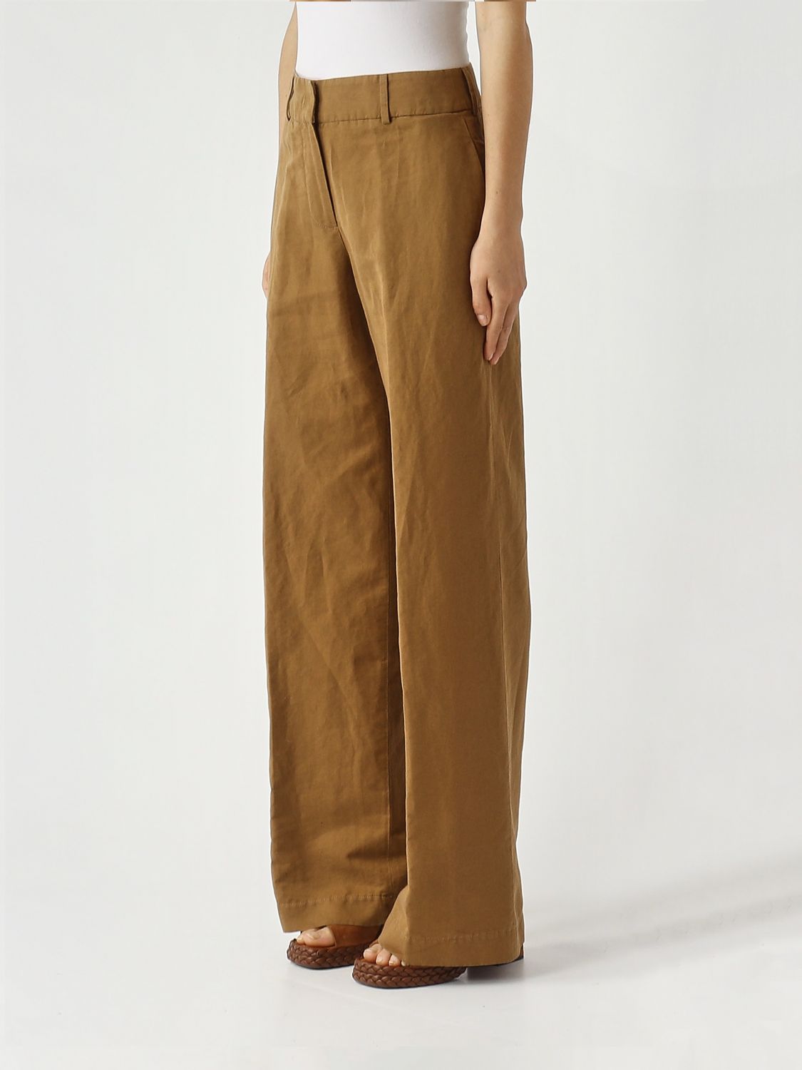 Pants Woman color Tobacco