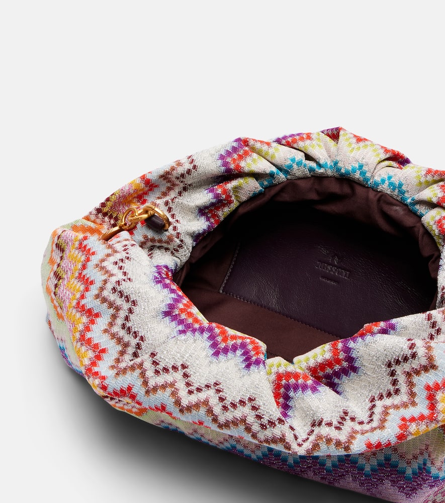 Zigzag Large jacquard clutch