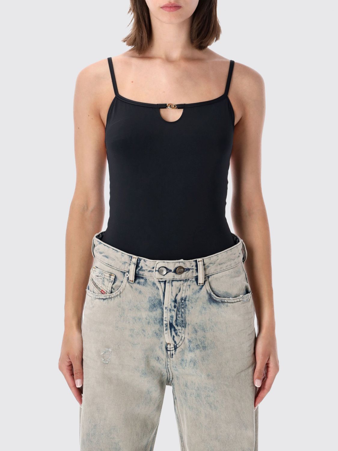 Top Woman color Black