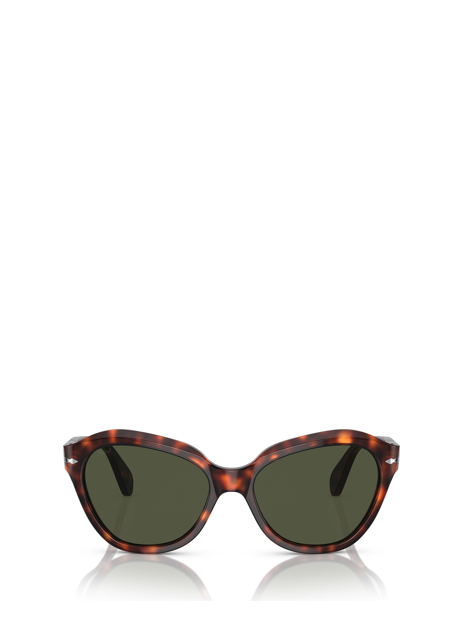 Cat eye-frame sunglasses - Brown