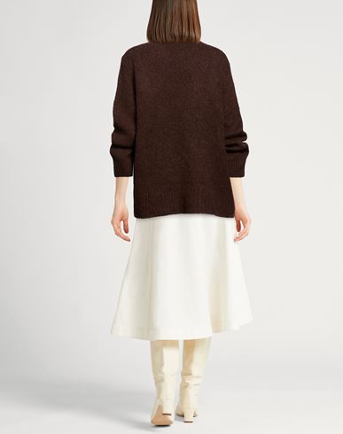 Woman Turtleneck Brown Size 3 Wool, Polyamide, Alpaca wool