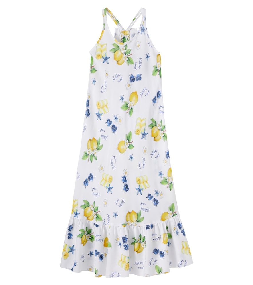 Printed cotton dress